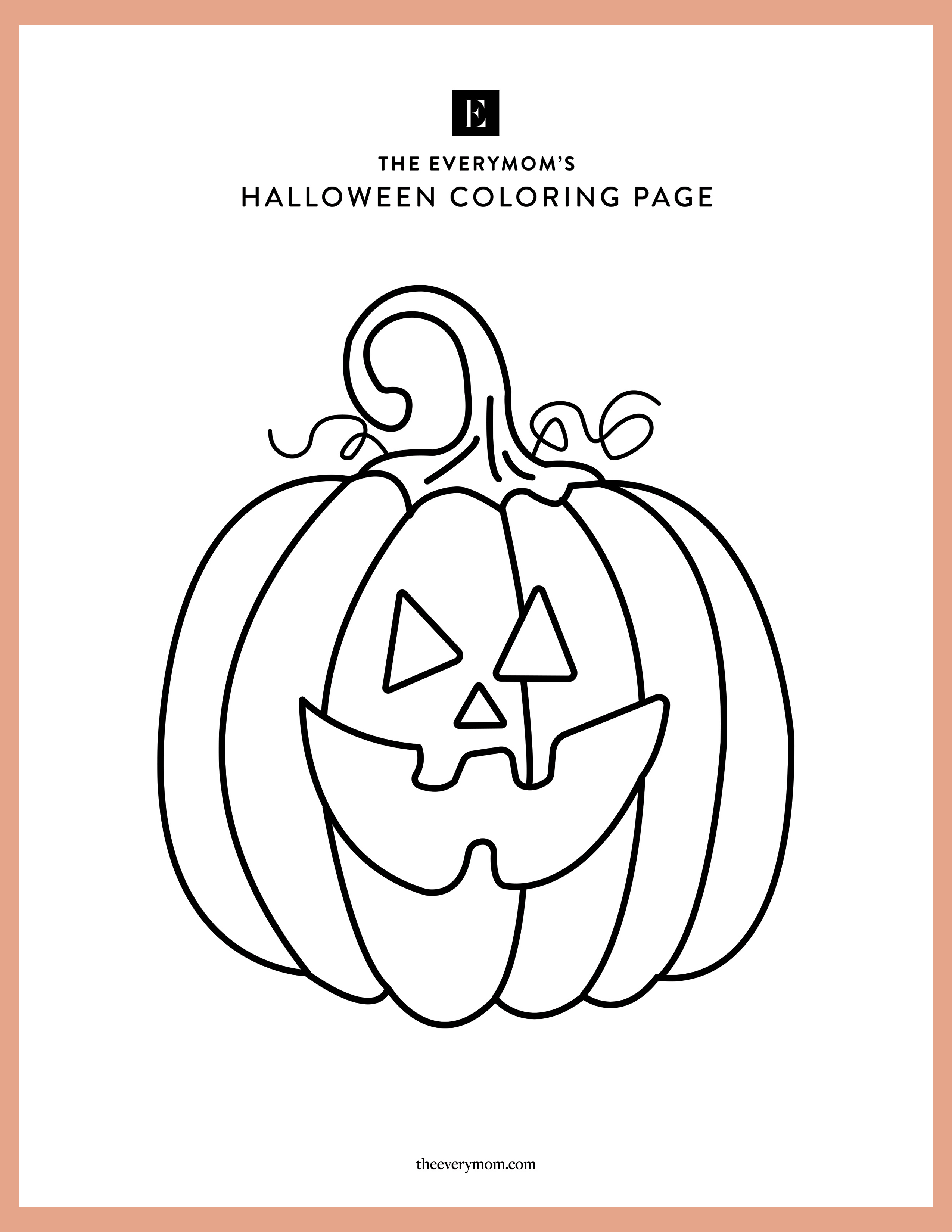 Spooky fun free printable halloween coloring pages for kids