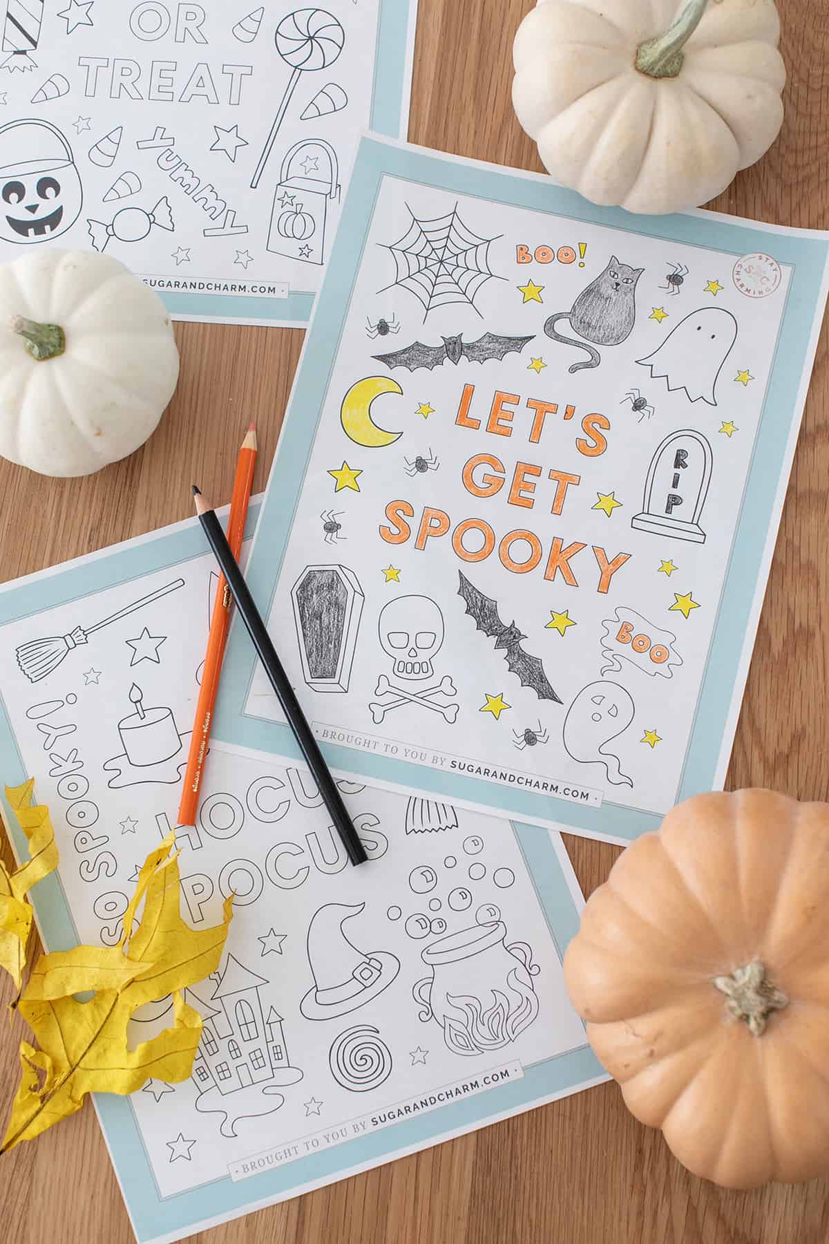 Easy cute halloween coloring pages for anyone
