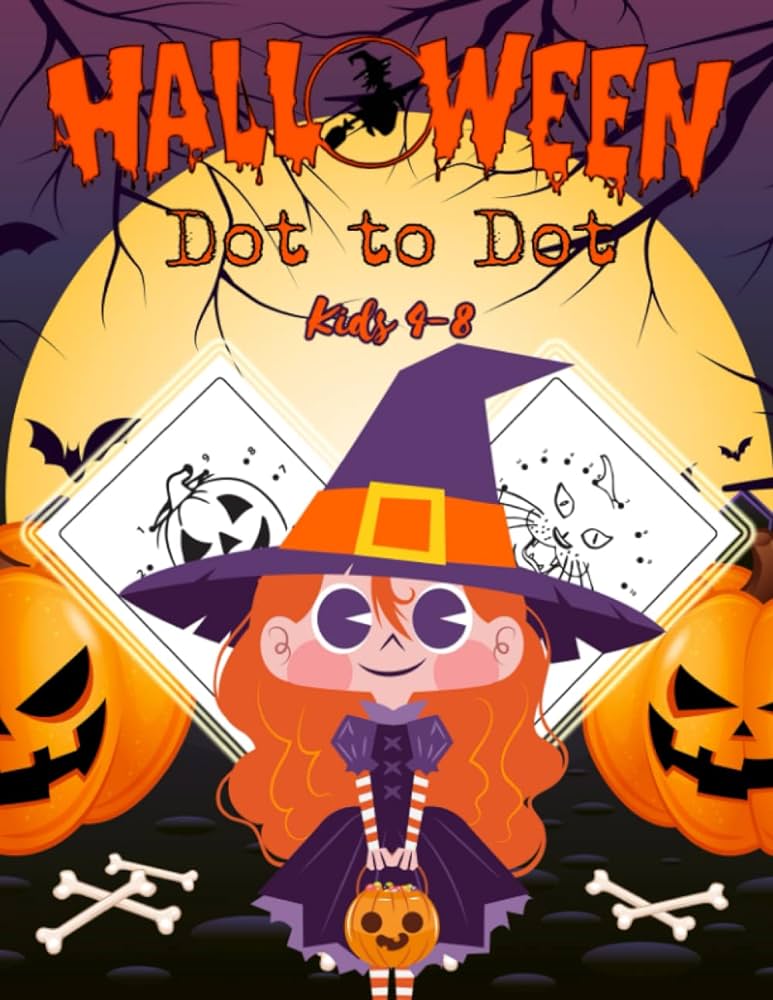 Halloween dot to dot book for kids halloween dot to dot book for kids ages