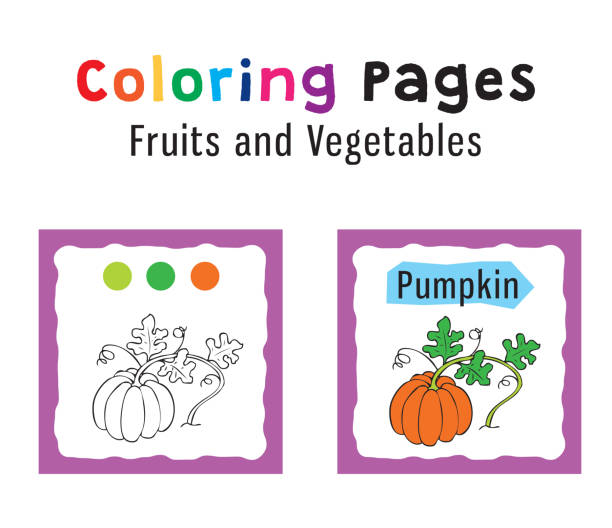Pumpkin connect the dots stock illustrations royalty