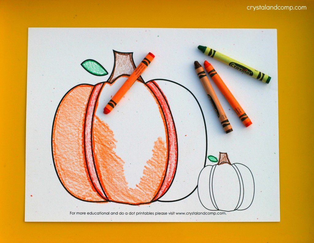 Pumpkin do a dot printables