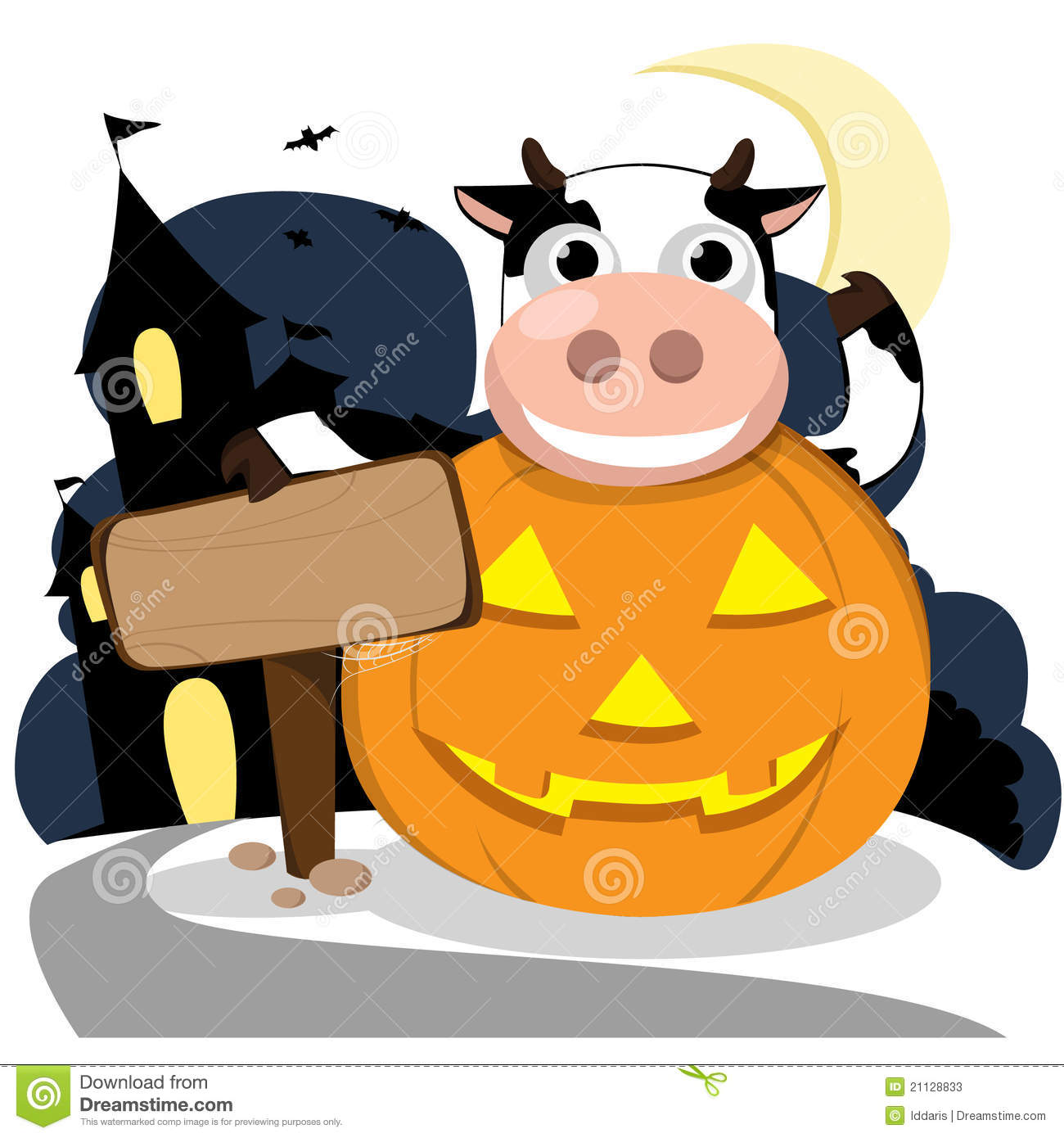 Cow pumpkin stock illustrations â cow pumpkin stock illustrations vectors clipart