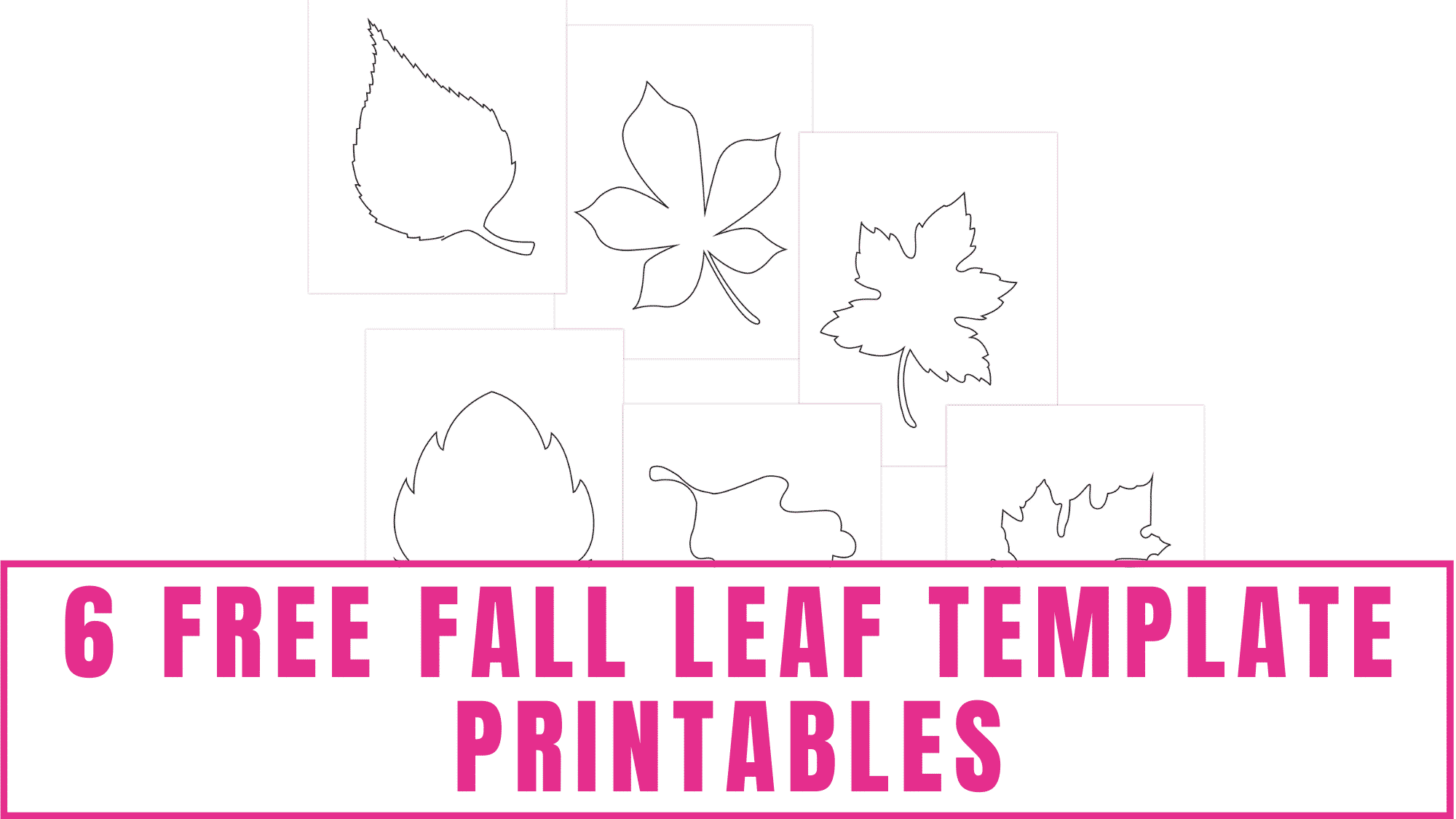 Free fall leaf template printables