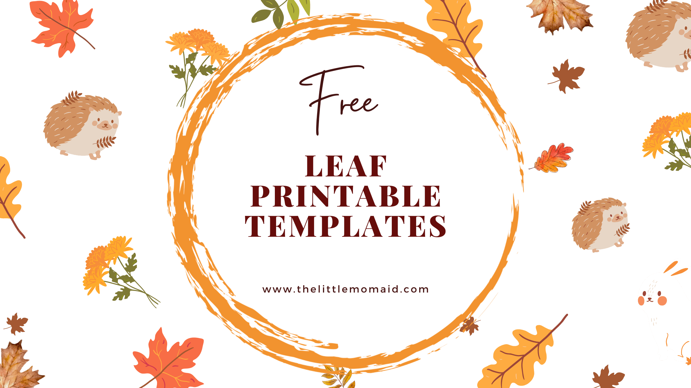 Free leaf printable templates