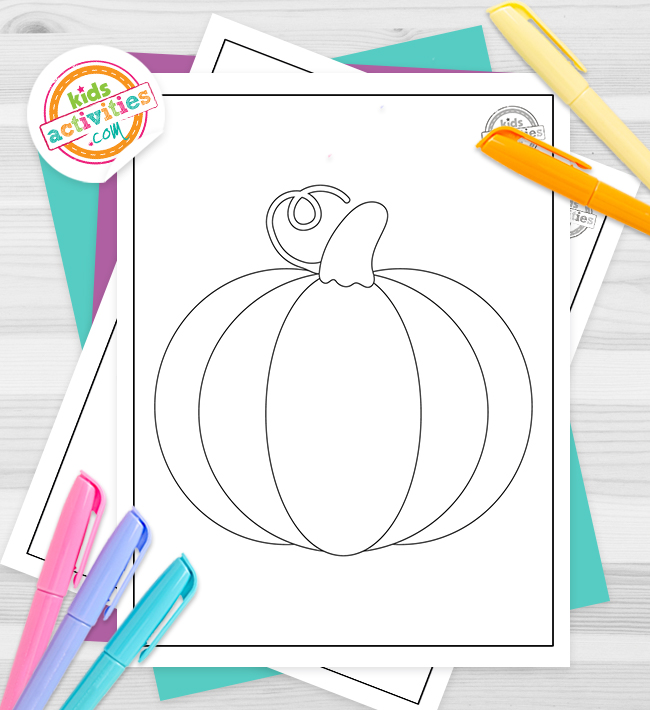 Free printable pumpkin coloring pages kids activities blog