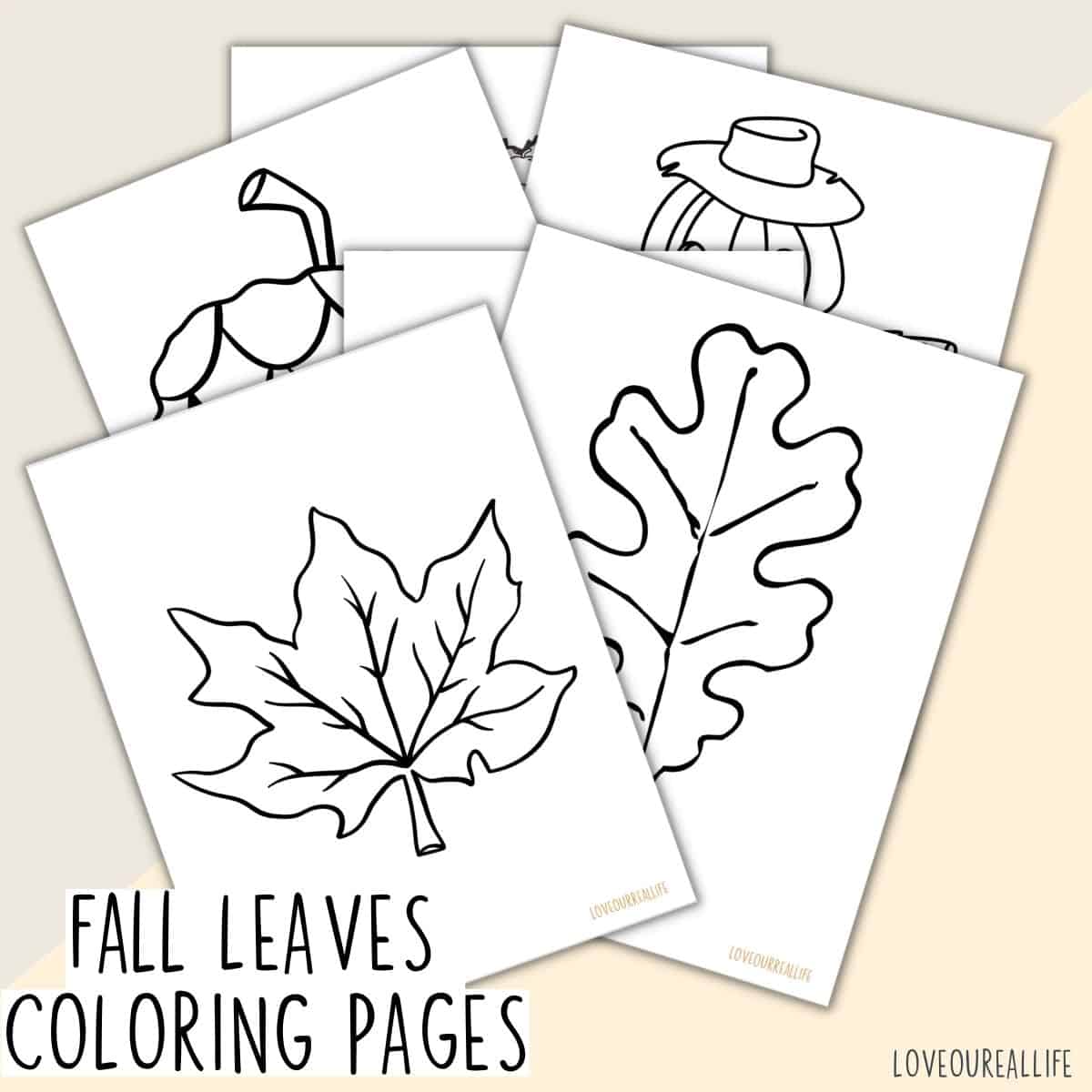Fall leaves coloring pages free printable leaf templates â love our real life