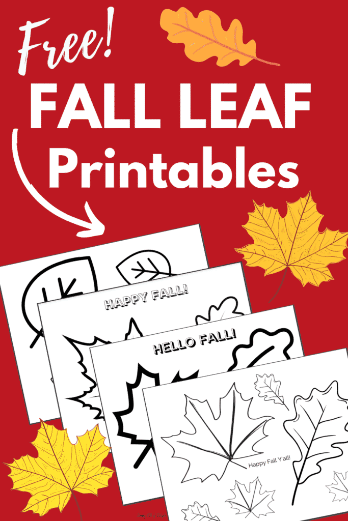Fall leaf template printables free
