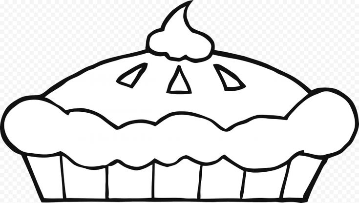 Pumpk pie tart black white colorg drawg clip art pictures colorg pages colorg pages for kids