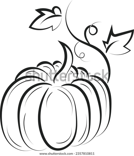 Pumpkin coloring page images stock photos d objects vectors