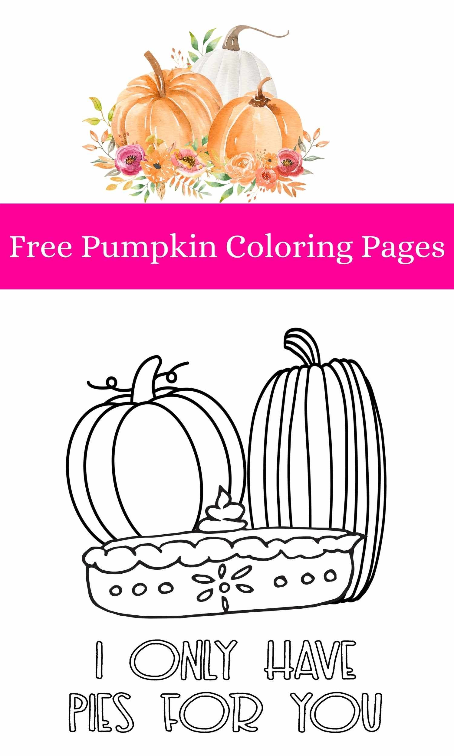Free pie coloring page â stevie doodles