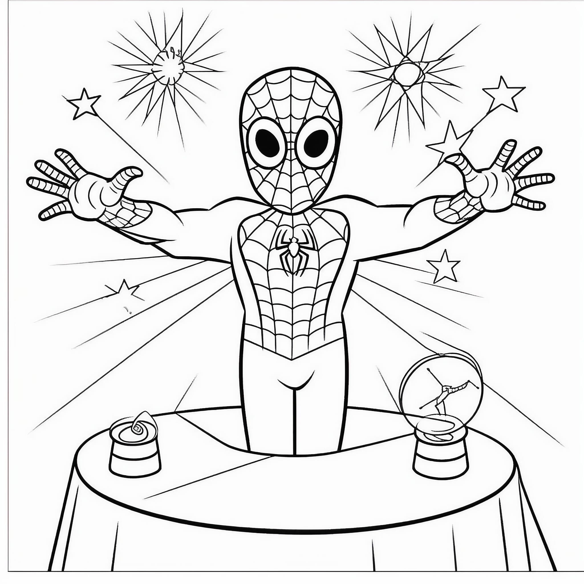 Spiderman coloring pages for free printable