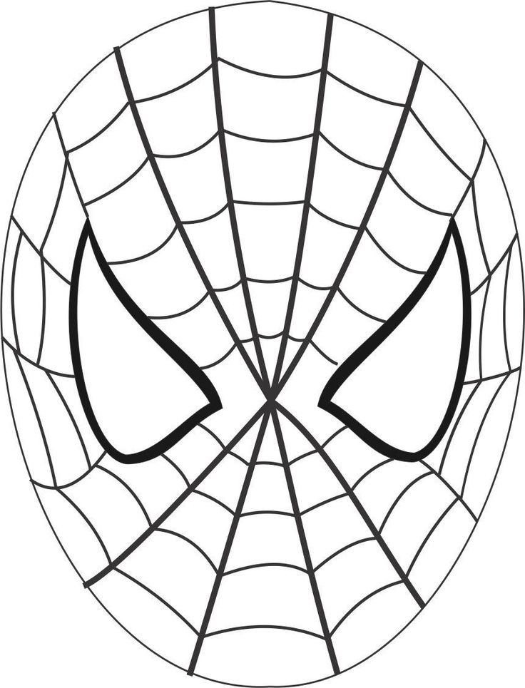 Spiderman mask printable coloring page for kids coloring pages of various face masks spiderman pumpkin spiderman pumpkin stencil spiderman mask