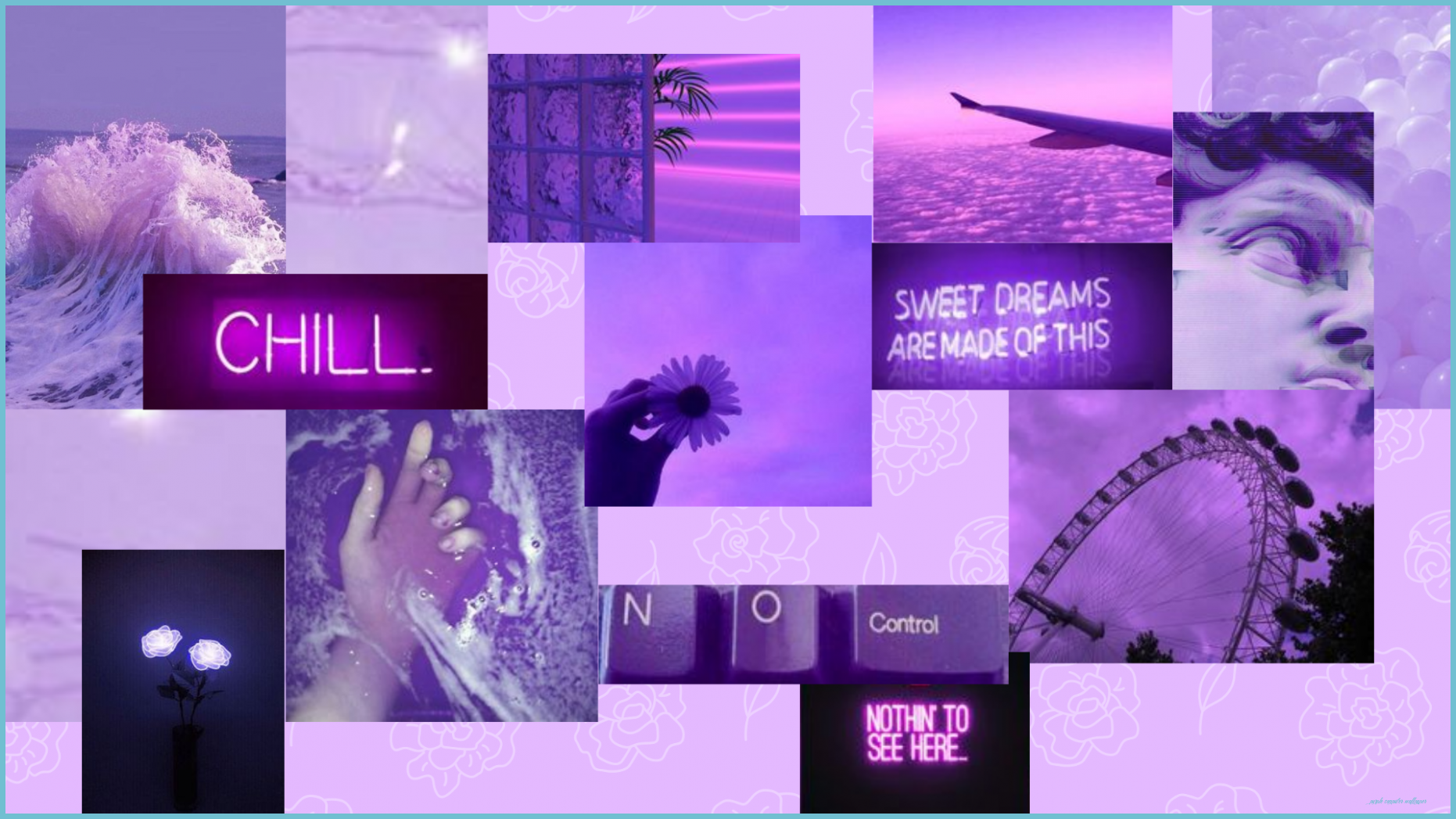 Download Free 100 + purple aesthetic collage desktop Wallpapers