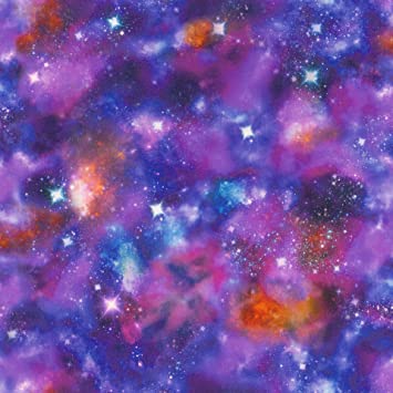 Rasch space and galaxy print in blue and purple wallpaper diy tools