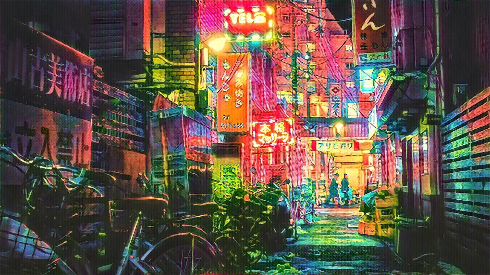 Neon tokyo wallpapers