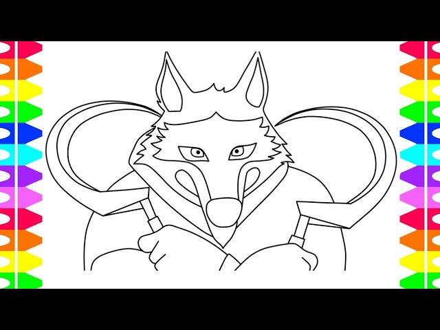 How to draw and coloring death wolf