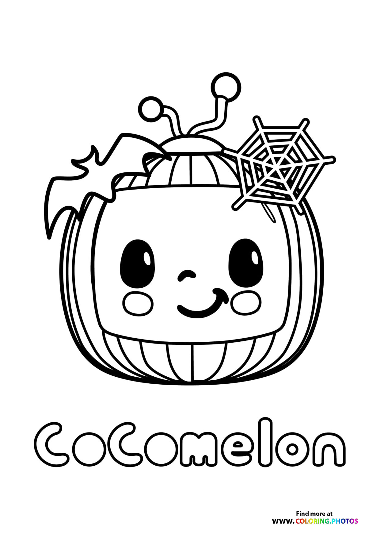 Cocomelon halloween pumpkin