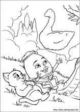 Puss in boots coloring pages on coloring