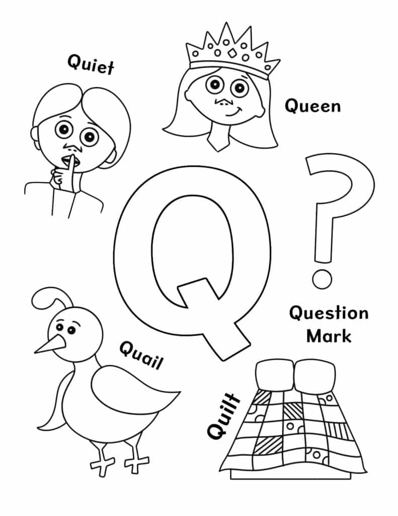 Free letter q worksheets for preschool â the hollydog blog