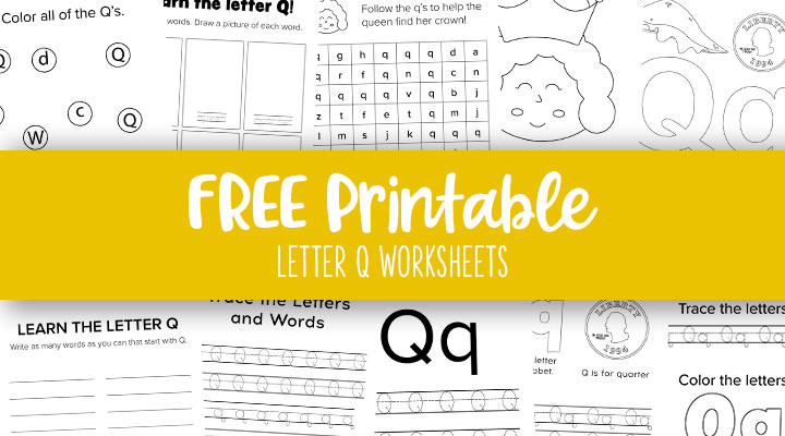 Letter q worksheets
