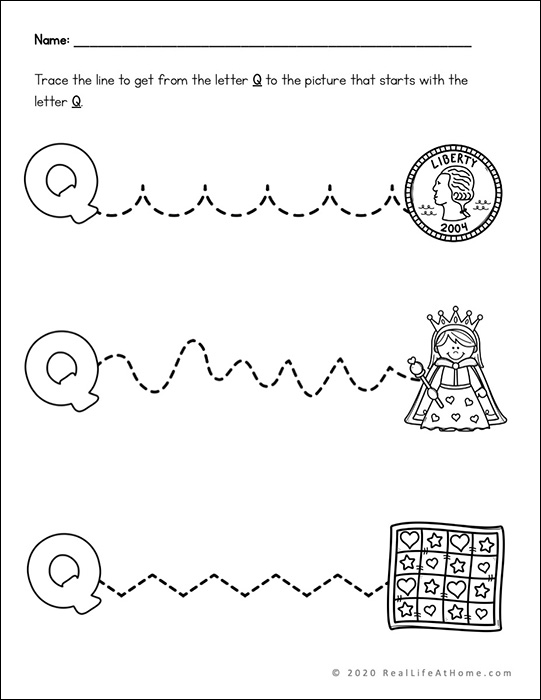 Letter q â catholic letter of the week worksheets and coloring pages