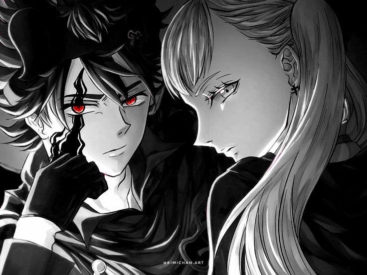 Black emperor and silver queen anime personagens de anime casal anime