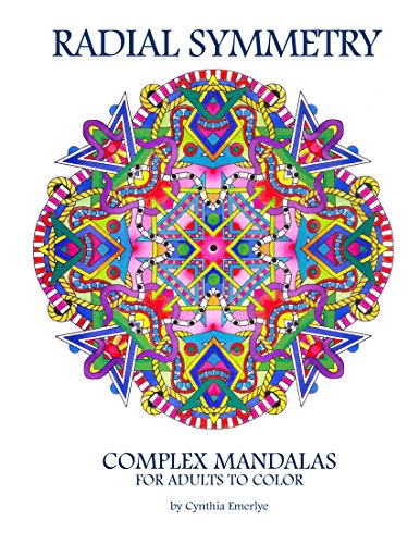 Radial symmetry mplex mandalas for adults to lor