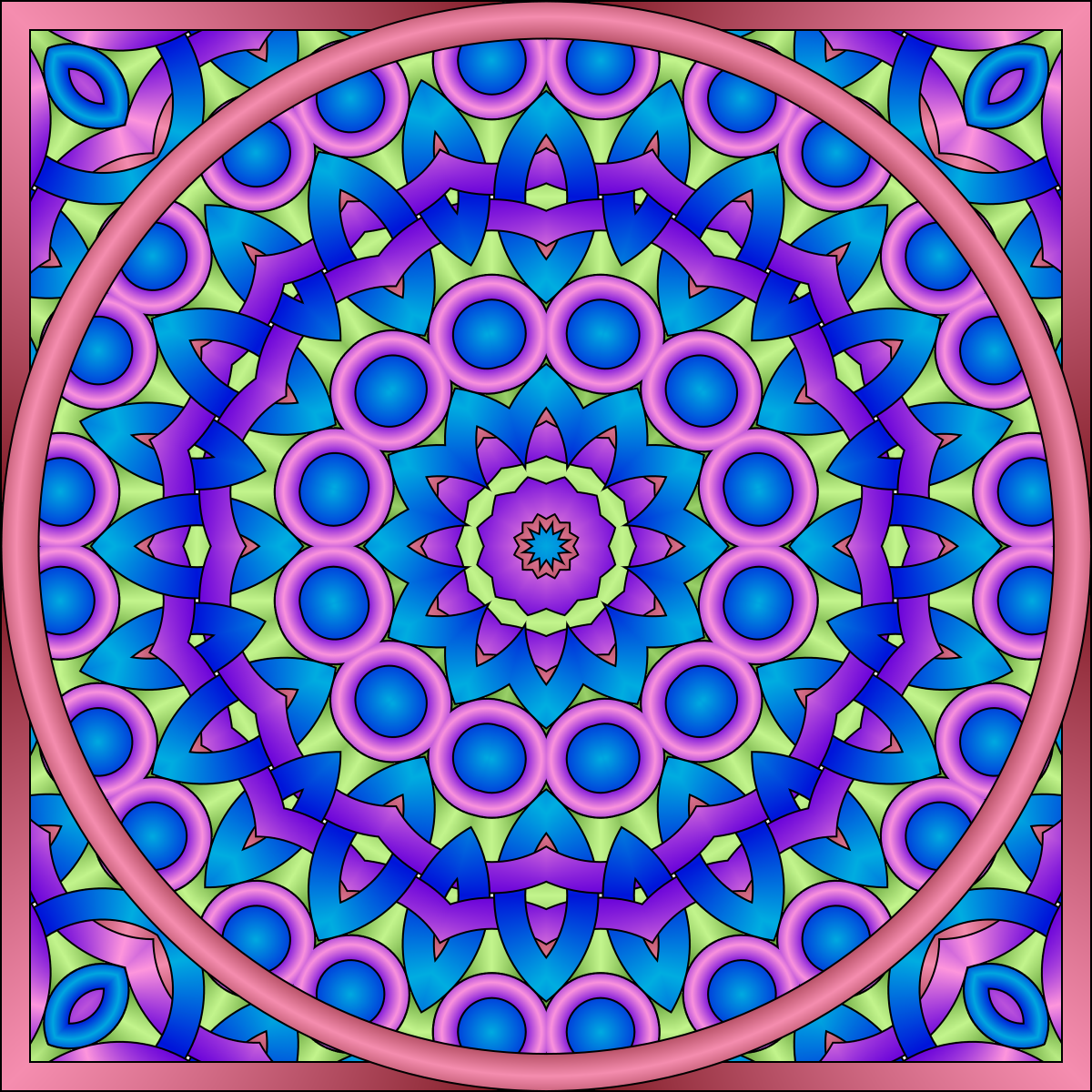 Dont eat the paste a pair of mandalas to color