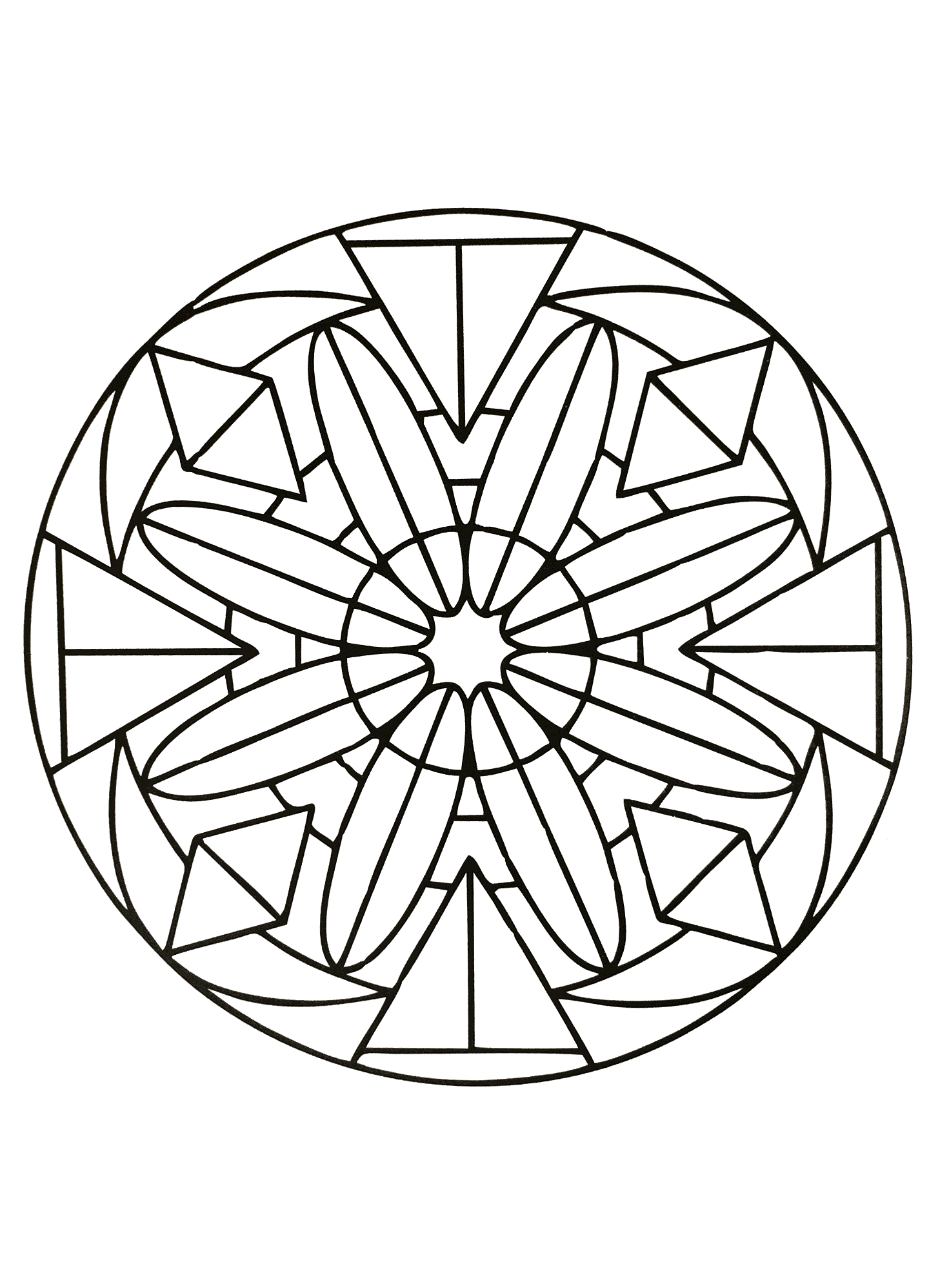 Simple symmetric mandala