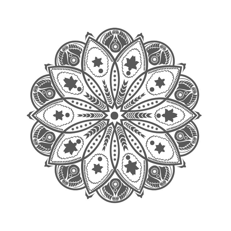 Printable coloring pages radial design pattern coloring pages abstract coloring pages