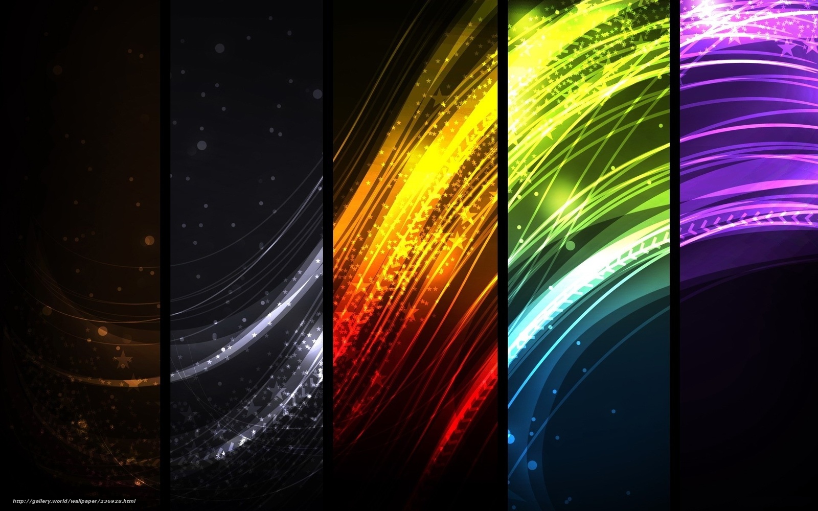 Download wallpaper rainbow collage light line free desktop wallpaper in the resolution x â picture â