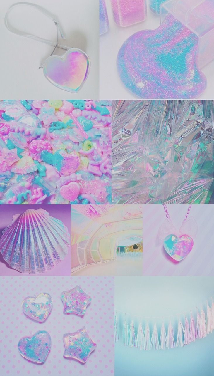Pastel collage wallpapers