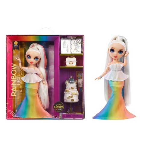 Rainbow high fantastic fashion amaya raine doll w playset