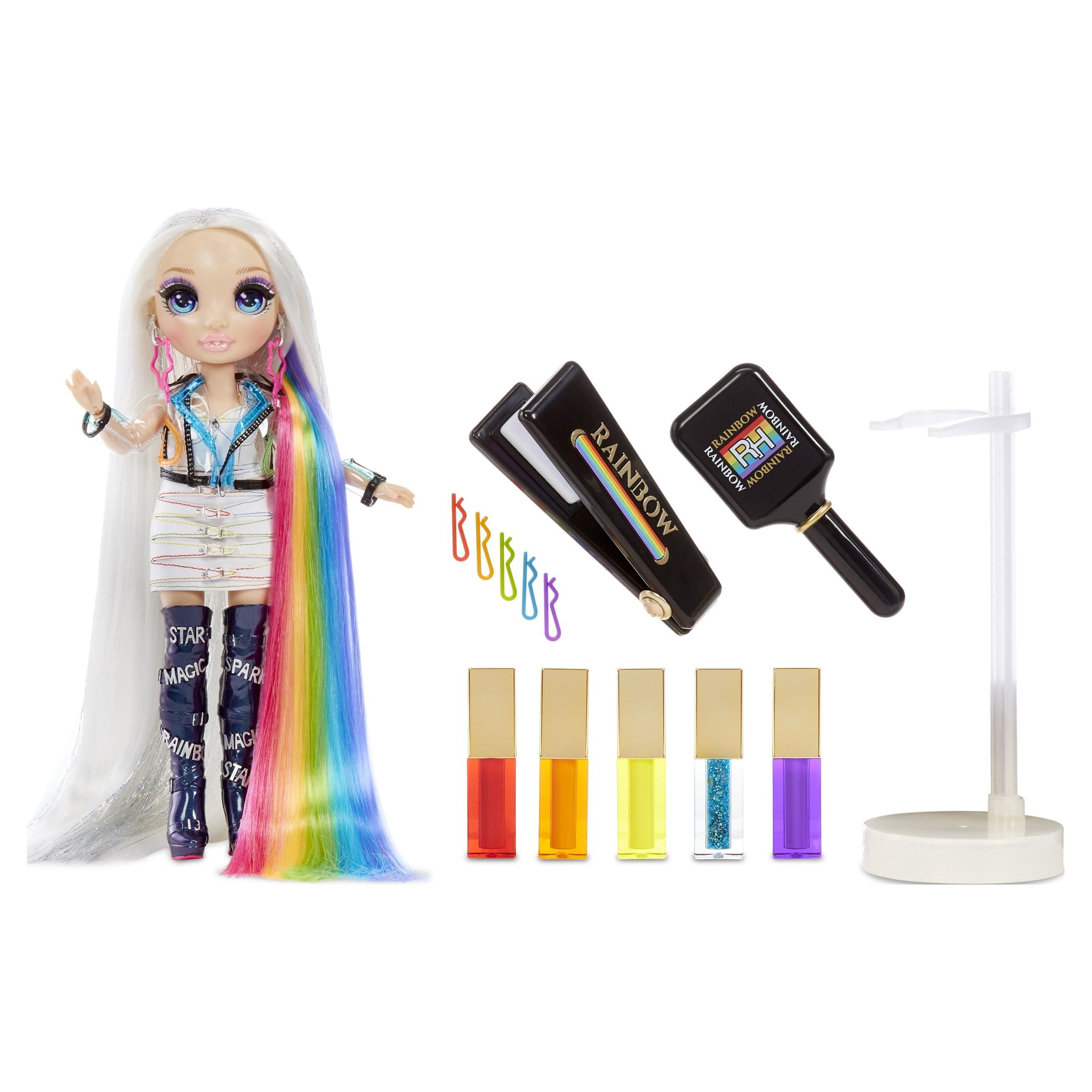 Rainbow high hair studio exclusive amaya raine fashion doll