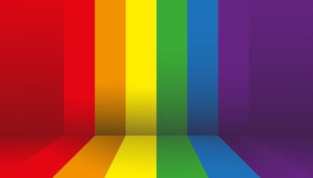 Rainbow pride wallpaper vectors illustrations for free download