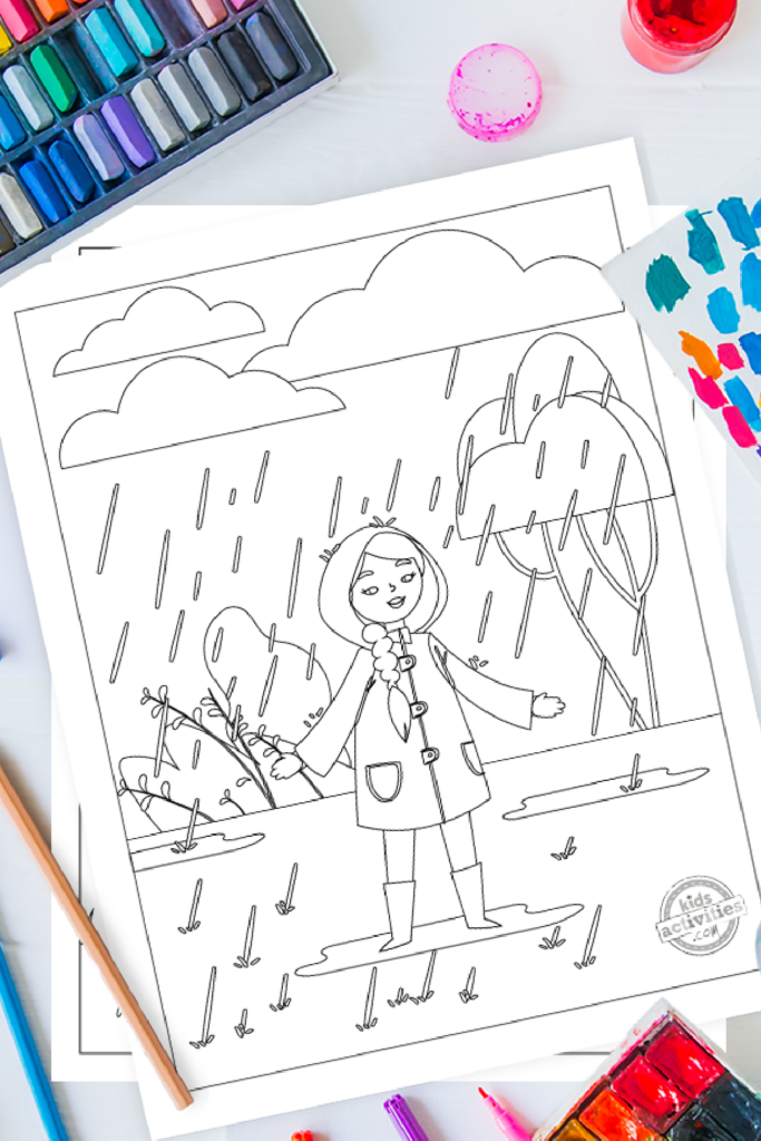Cutest free printable rainy day coloring pages kids activities blog