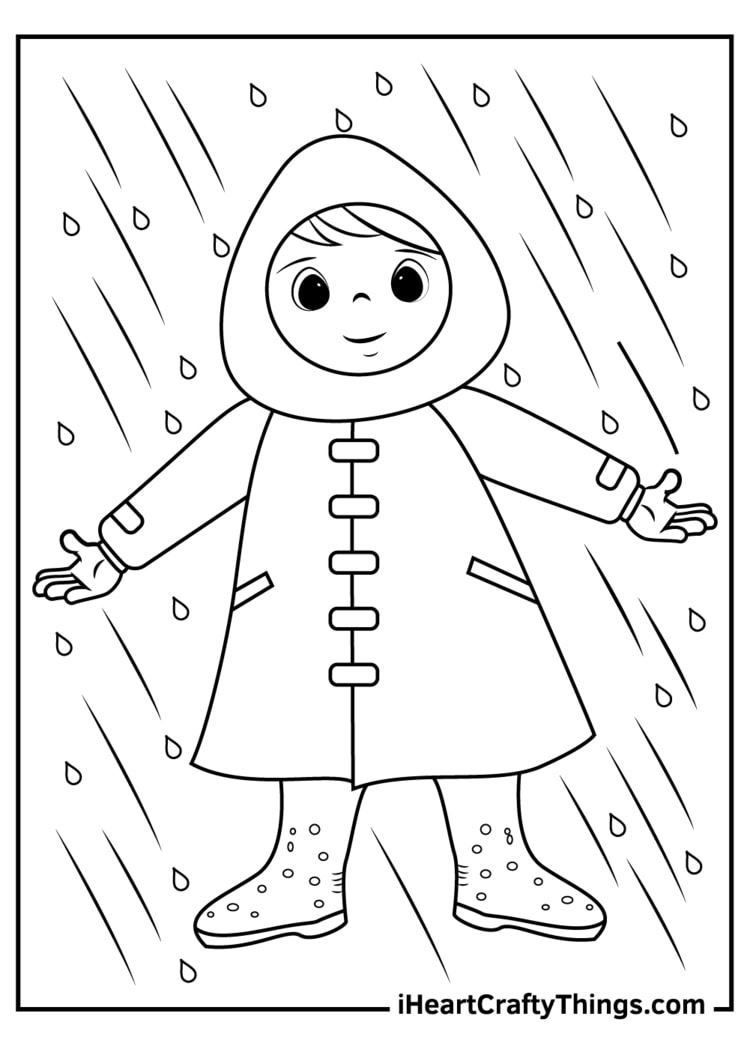 Seasons coloring pages free printables