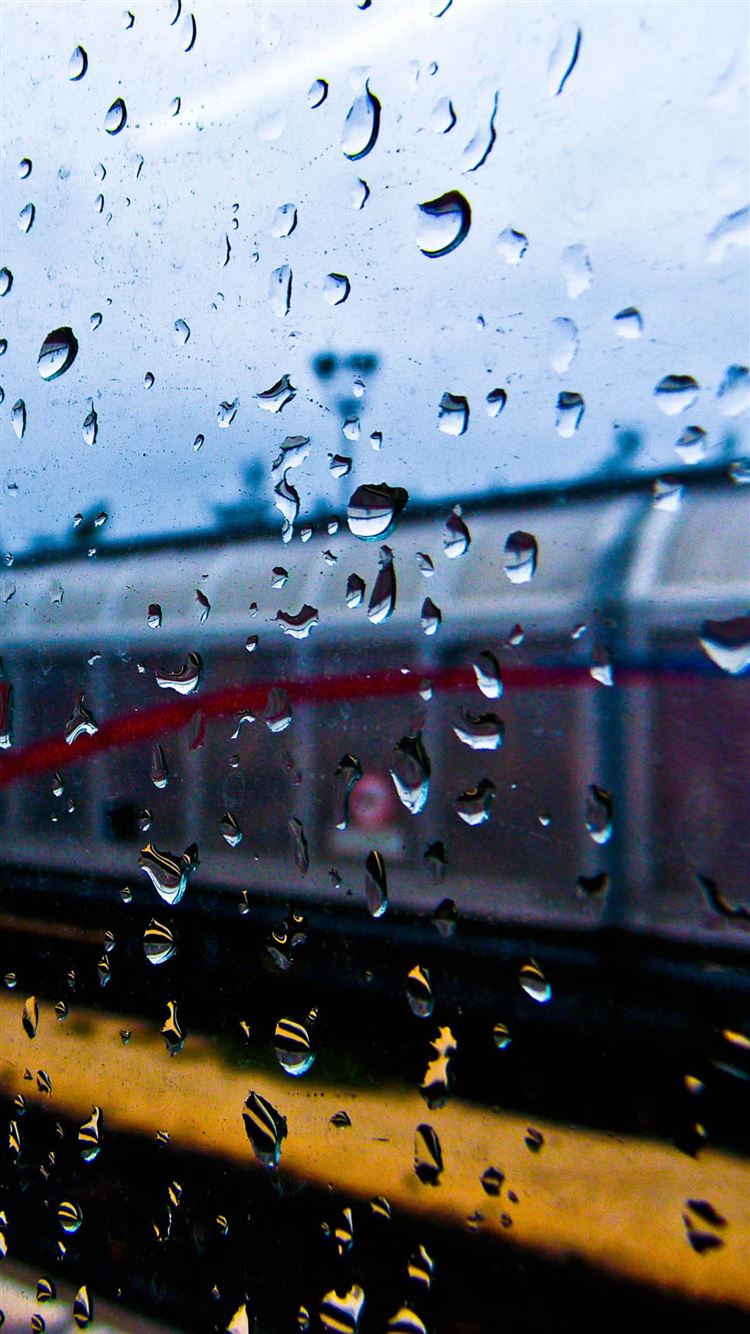 Rainy train window iphone wallpapers free download
