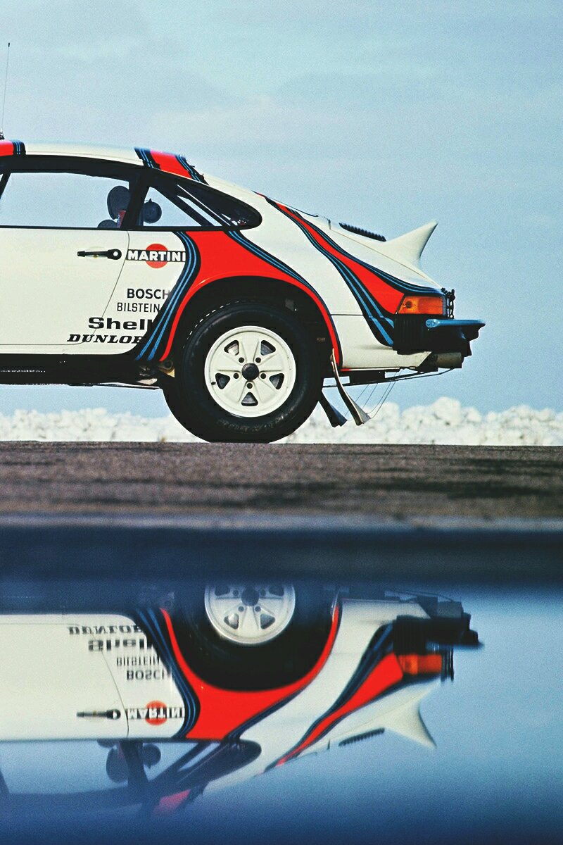 Porsche rally car mobile wallpaper