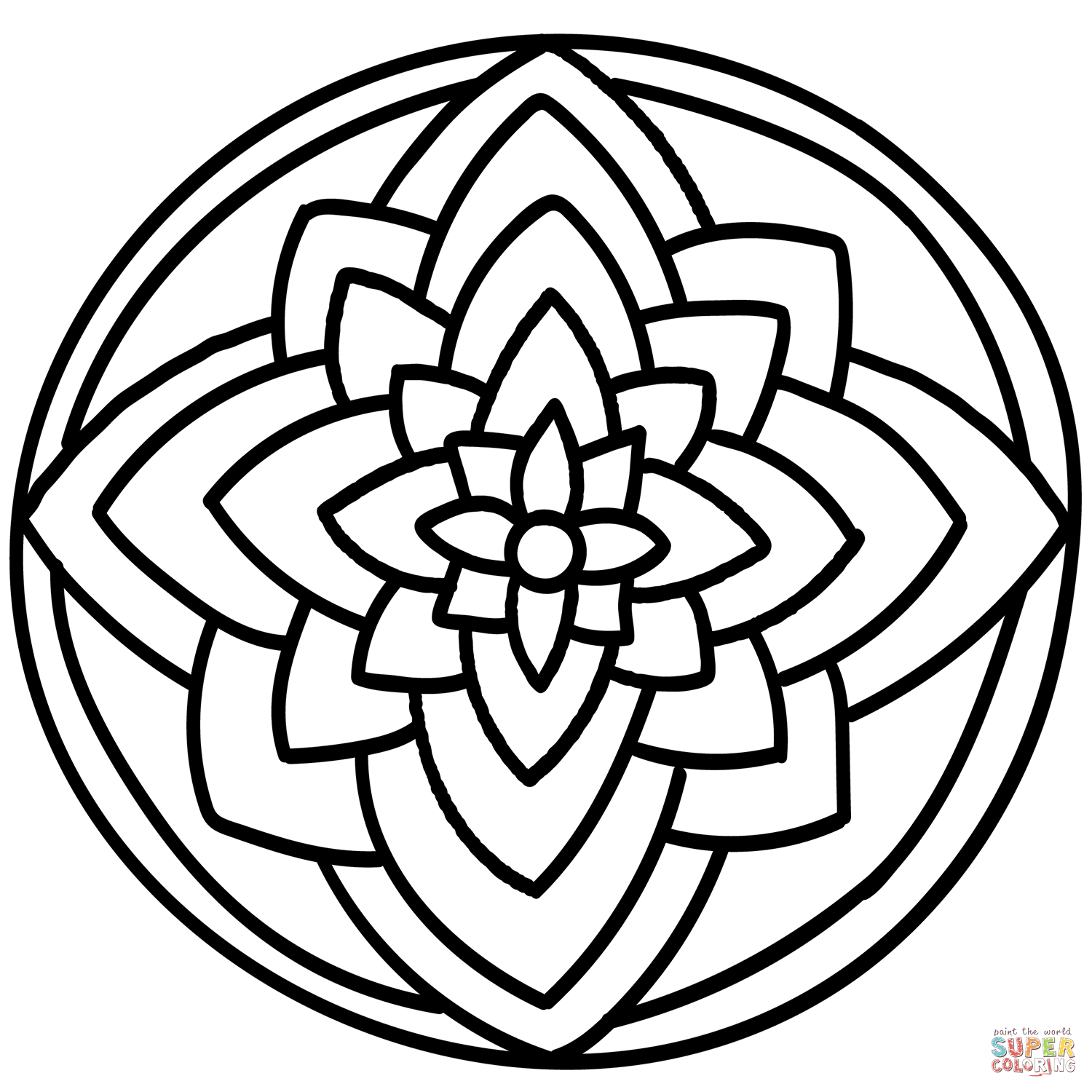Rangoli coloring page free printable coloring pages