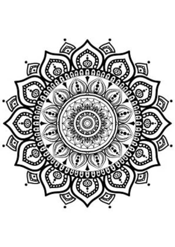 Rangoli coloring page for adults coloring book adults flower colouring sheets pdf flower coloring book garden floral printable