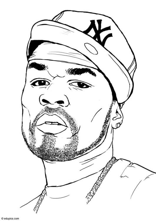 Coloring page cent