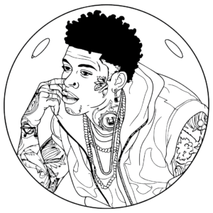 Blueface coloring pages printable for free download