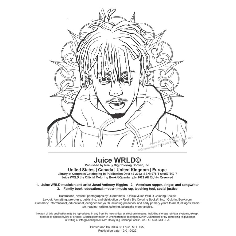Juice wrld the official coloring book