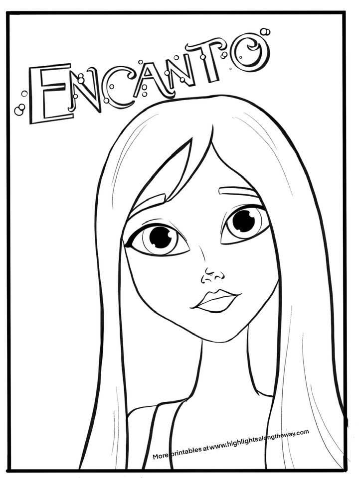 Free printable coloring sheets inspired by disneys encanto