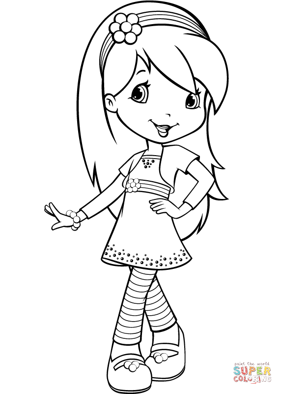 Cute raspberry torte coloring page free printable coloring pages