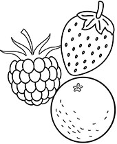 Fruit coloring pages sheets ð