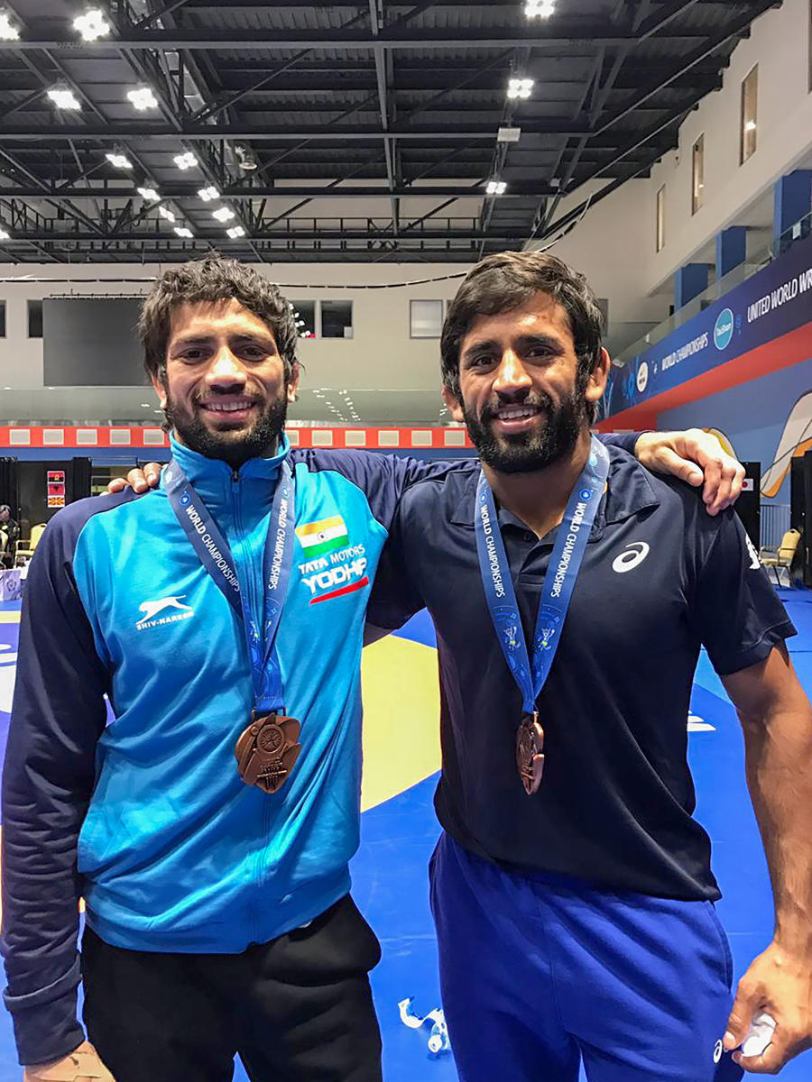 Bajrang punia ravi kumar dahiya claim gold medals in rome ranking series deccan herald