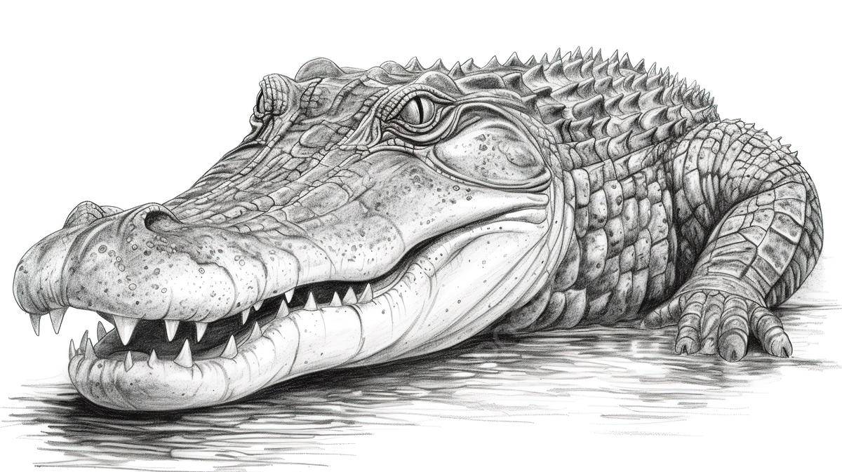 Coloring picture of alligator background images hd pictures and wallpaper for free download