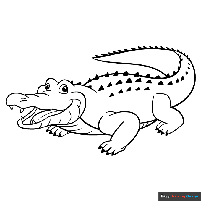 Free printable reptile coloring pages for kids